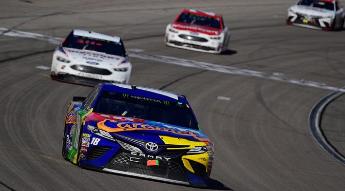 Kyle Busch salvages second place in the Vegas desert sun