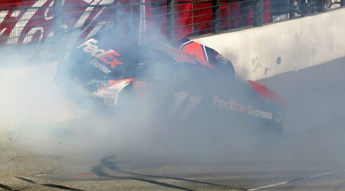 Fontana frenzy: Logano’s block, Hamlin’s crash and Busch’s victory