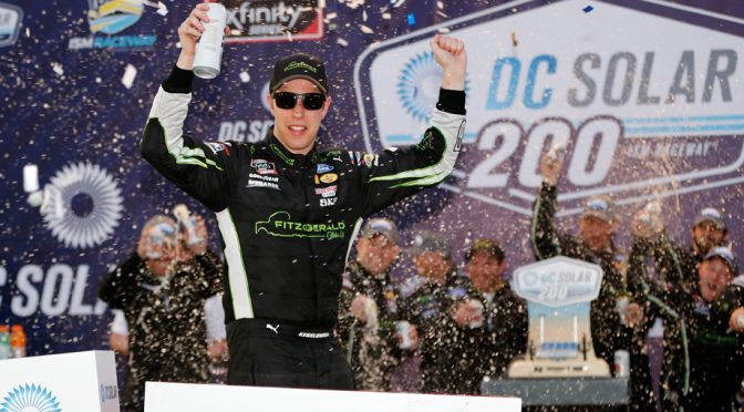 Keselowski overcomes speeding penalty to win Xfinity Series race at ISM Raceway