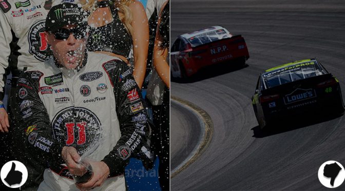 Featured Image for ISM Raceway Thumbs Up, Thumbs Down: Gambling and Fantasy failures