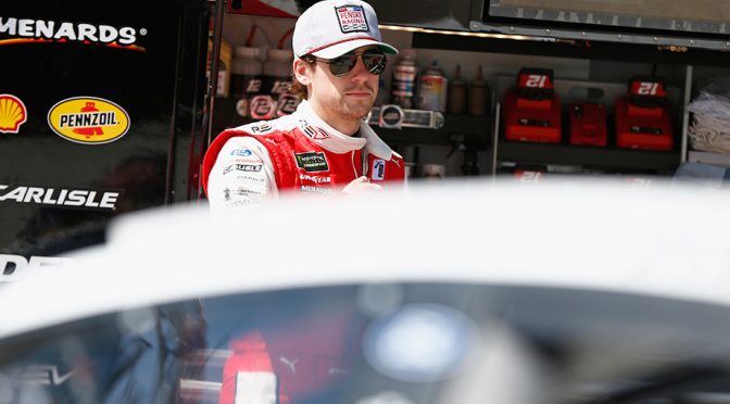 Blaney, Jones top opening Bristol practice; Harvick, Allmendinger crash
