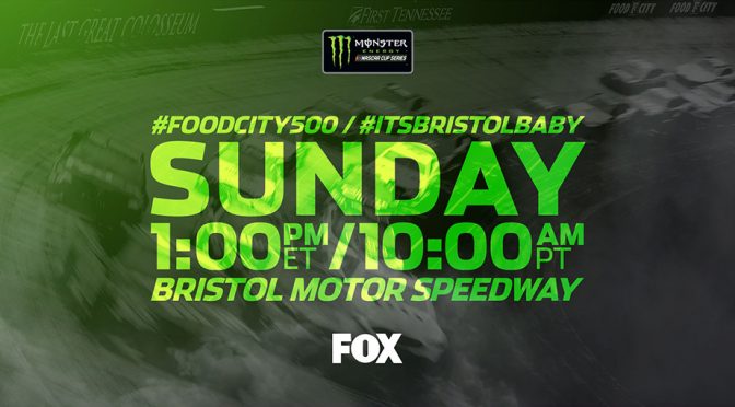Start time for Sunday’s Monster Energy Series race moved up at Bristol