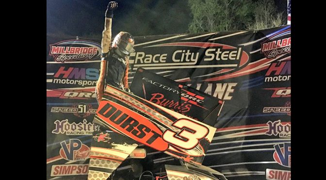 Karsyn Elledge wins race, plays hooky