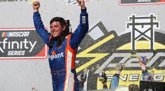 Gallagher surges at Talladega for first win in NASCAR Overtime finish