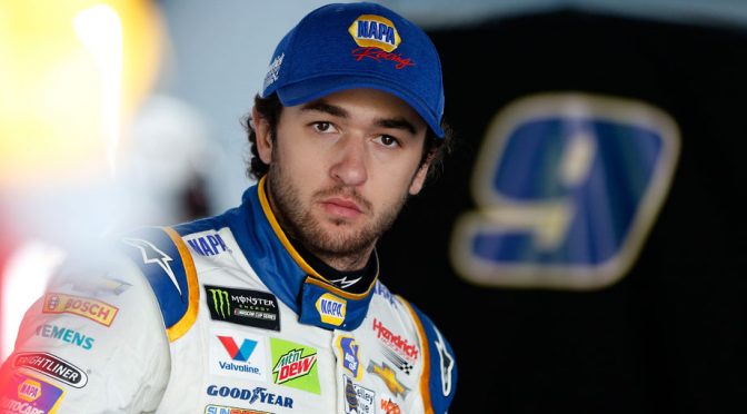 Chase Elliott comes in third among sea of Fords