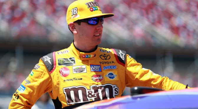 Kyle Busch’s bid for four straight wins falls short at Talladega