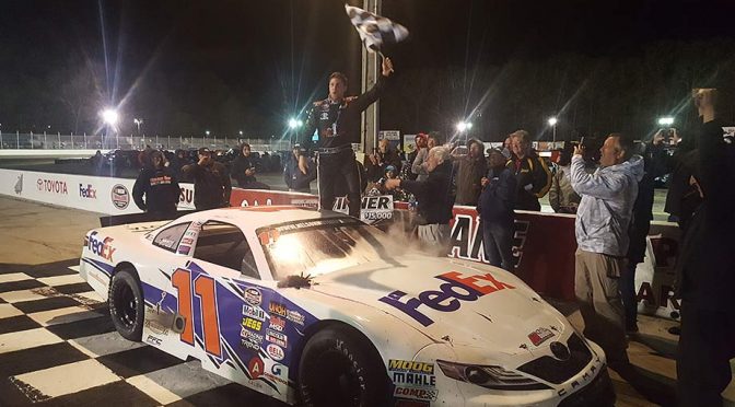Denny Hamlin connects on a night celebrating short-track roots