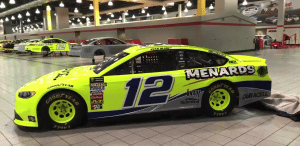 Ryan Blaney's No. 12 Darlington throwback paint scheme