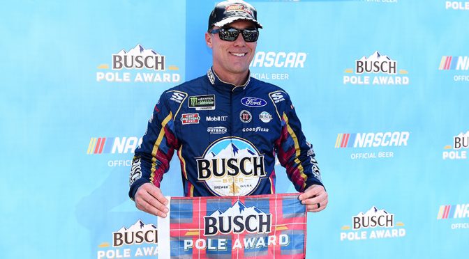 Kevin Harvick wins Busch Pole Award at Talladega