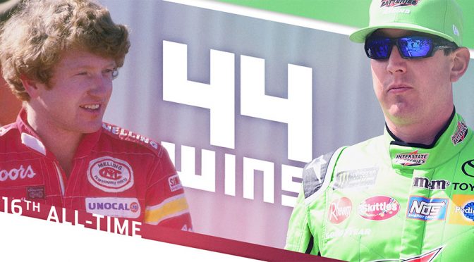 Comparison: Kyle Busch vs. Bill Elliott at 44 wins