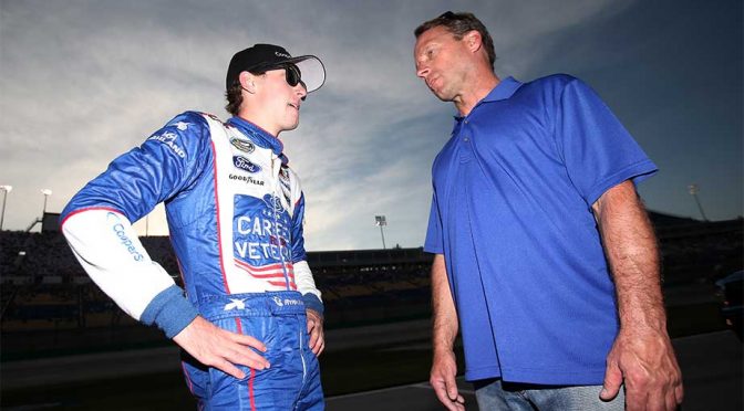 Ryan Blaney surprises dad with Darlington paint scheme unveil