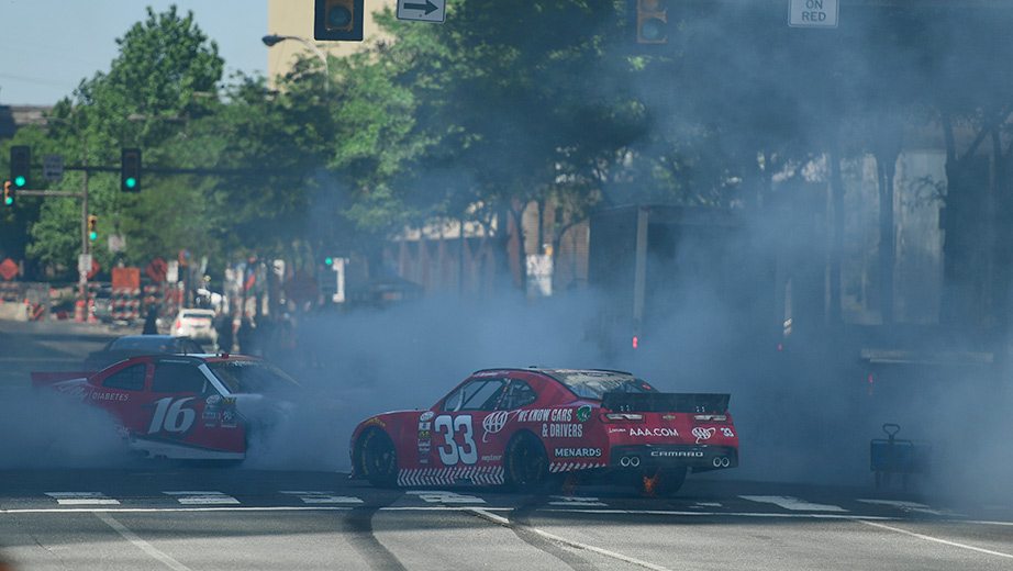 Philadelphia Xfinity Takeover burnouts.
