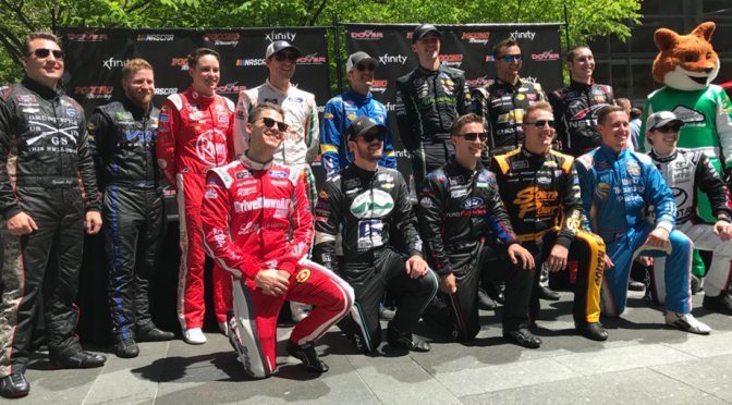 Burnouts in the city! Xfinity Series drivers take over Philadelphia