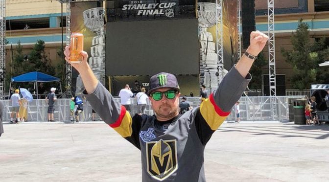 Hyped-up Kurt Busch cranks Vegas Golden Knights siren at Stanley Cup Final
