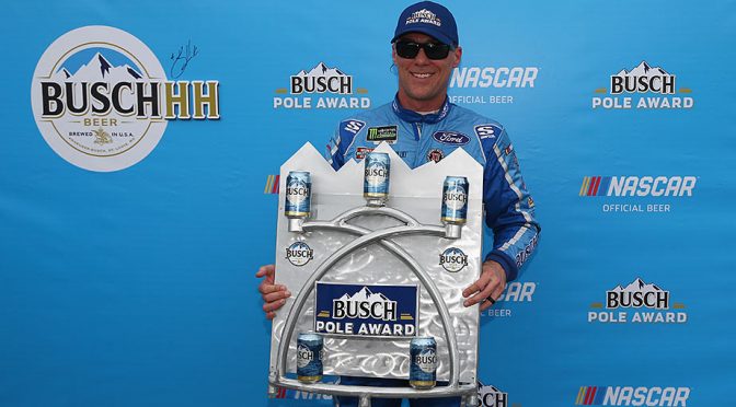 Featured Image for Kevin Harvick surges to Busch Pole in Kansas qualifying