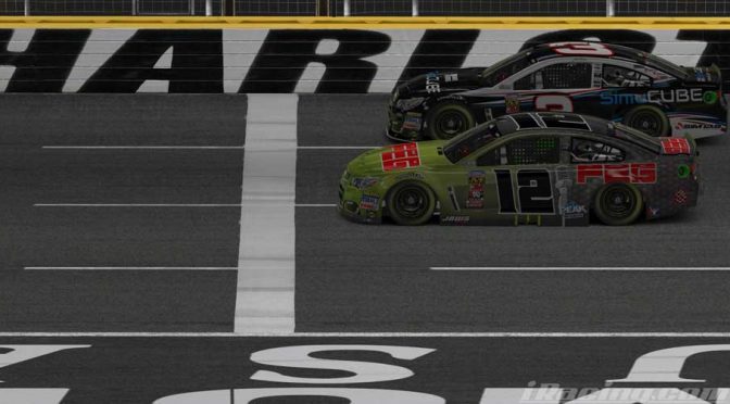 Featured image for Shelton gets iRacing win at Charlotte with last-lap pass