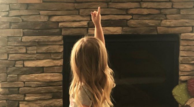 Littlest Allgaier, 4, sends Victory Lane cheers from afar