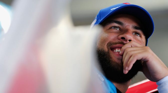 Featured Image for Bubba Wallace conquers wakeboard — is a win in Monster Energy Series next?