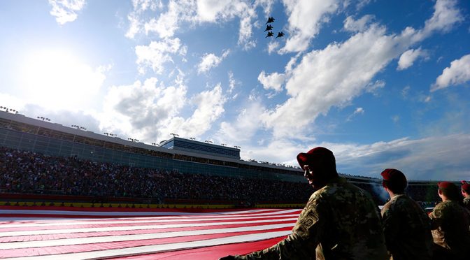 Featured Image for NASCAR to honor military heroes in return of NASCAR Salutes Refreshed by Coca-Cola