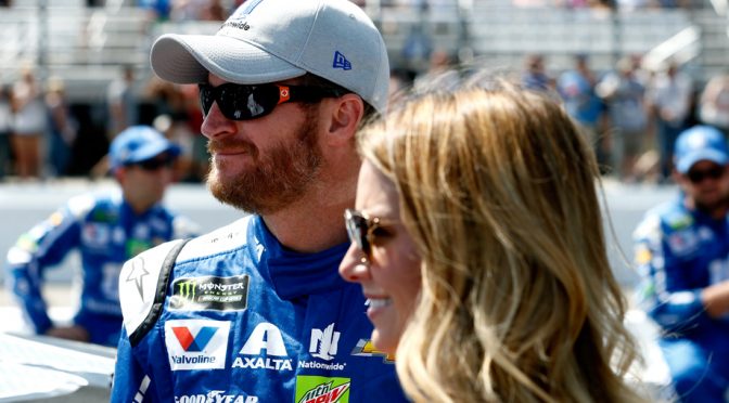 Featured Image for First look: Amy Earnhardt posts photo with Dale Jr., Isla Rose
