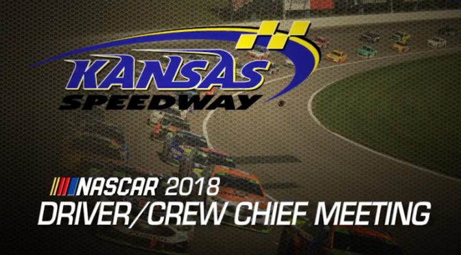 Watch: Driver meeting video from Kansas