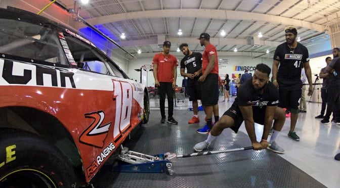 Featured Image for College athletes put to the test in 2018 Drive for Diversity Pit Crew Combine