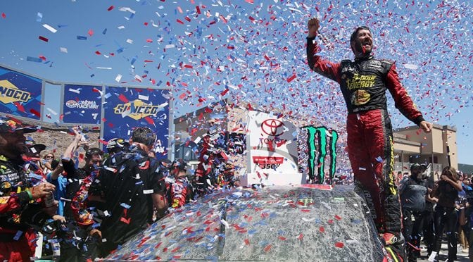 Canny bluff propels Martin Truex Jr. to victory at Sonoma