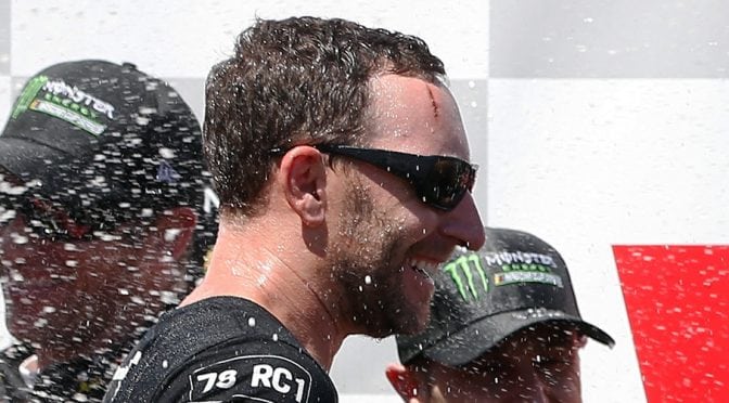 The Legend of Cole Pearn grows after gash on face spotted in Victory Lane
