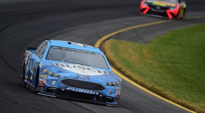 Featured Image for Kevin Harvick, Martin Truex Jr. claim stage wins at Pocono
