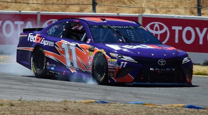 Hamlin wins Stage 2; Allmendinger exits race after Stage 1 win