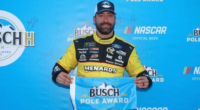 Paul Menard wins Busch Pole Award at Chicago