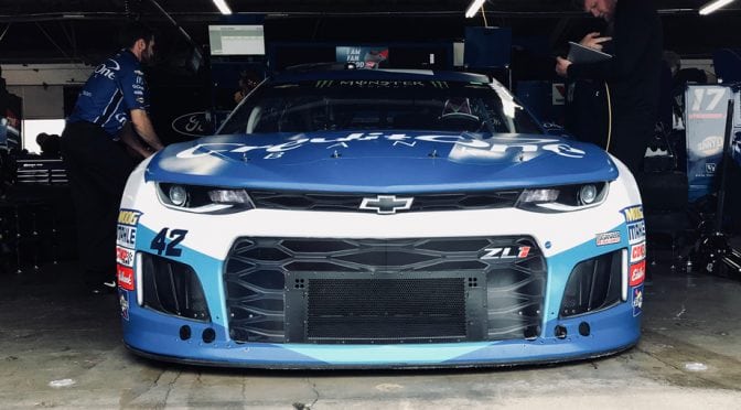 Featured image for Larson, Wallace and Bowman take behind-the-scenes tour of Chevrolet plant
