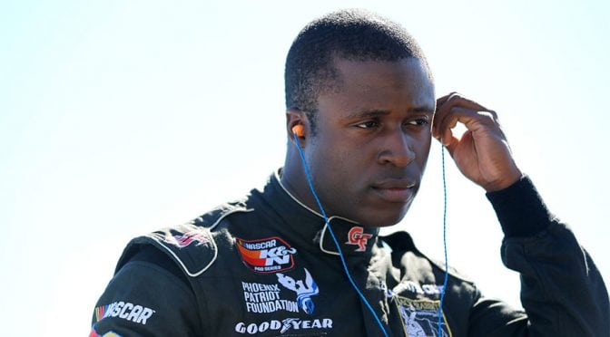 NASCAR driver, servicemember Jesse Iwuji helps family escape minivan fire