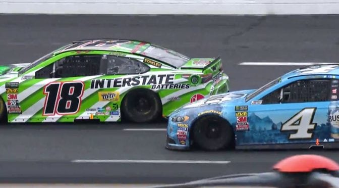Harvick says 10-point playoff swing was key in bump-and-run with Busch