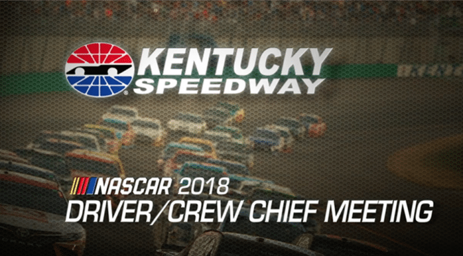 Watch: Driver meeting video from Kentucky Speedway
