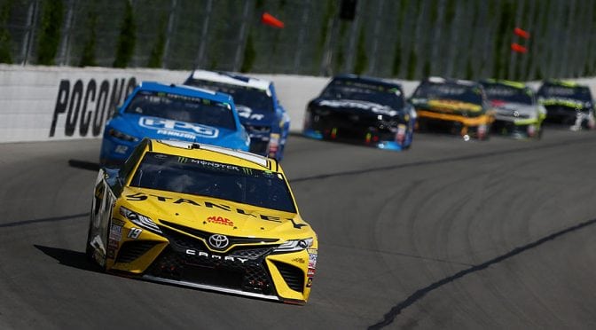 Featured Image for Daniel Suarez holds on for career-best second place at Pocono