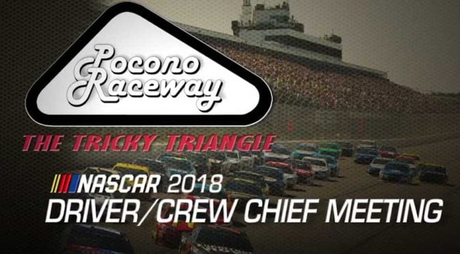 Featured Image for Watch: Driver meeting video from Pocono Raceway
