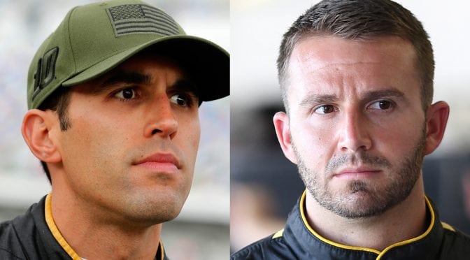 Featured Image for @nascarcasm: Hear me out … Matt DiBenedetto, Aric Almirola should not feud