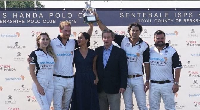 Kurt Busch’s royal connection: wife Ashley, Prince Harry win Sentebale Polo Cup
