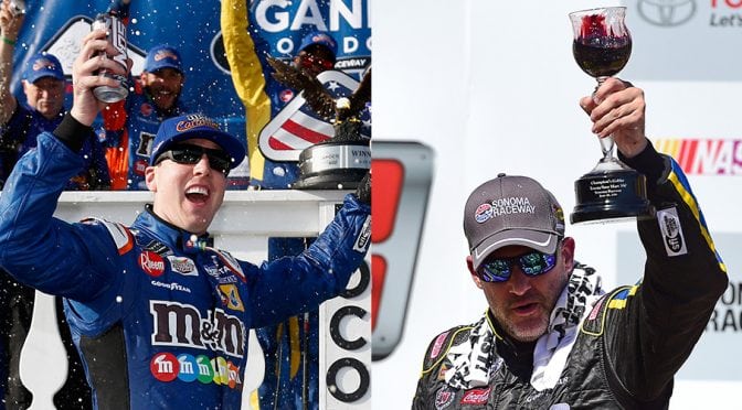 Featured Image for Stewart congratulates Busch on tying him in Monster Energy Series wins