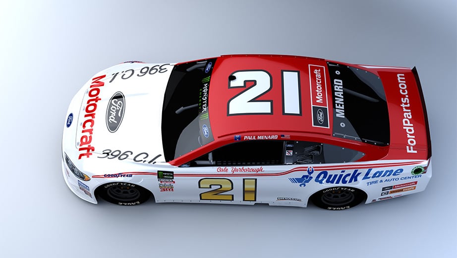 Paul Menard Throwback Darlington Scheme