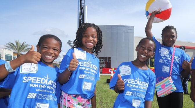 Featured Image for 500 kids attend NASCAR Foundation’s Speediatrics Fun Day at Daytona