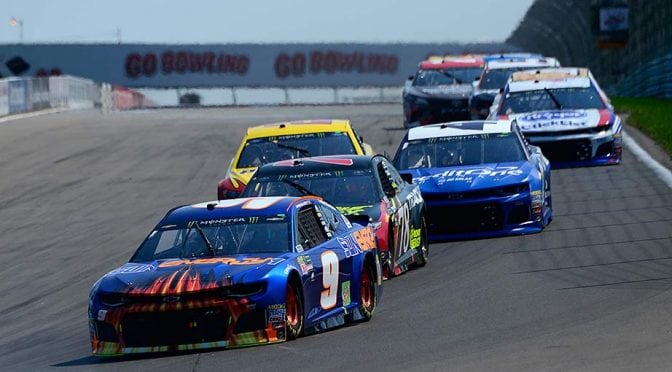 Featured Image for Chase Elliott, Martin Truex Jr. split stage wins at Watkins Glen