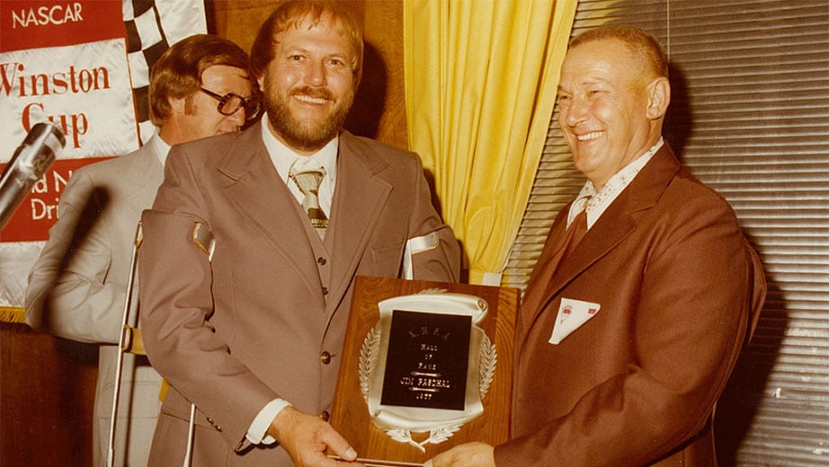 Benny Phillips winning an award