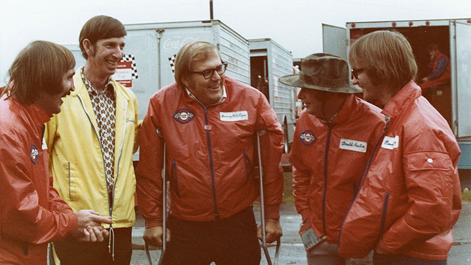 Benny Phillips in the garage