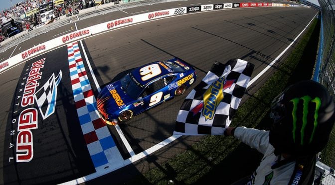Featured Image for NASCAR reacts to Chase Elliott’s first Monster Energy Series win
