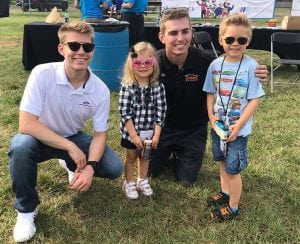 Boy Scouts at Michigan's Fun Day Festival
