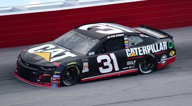 Featured image for Defending Darlington winner Denny Hamlin, Ryan Newman lead Darlington practices