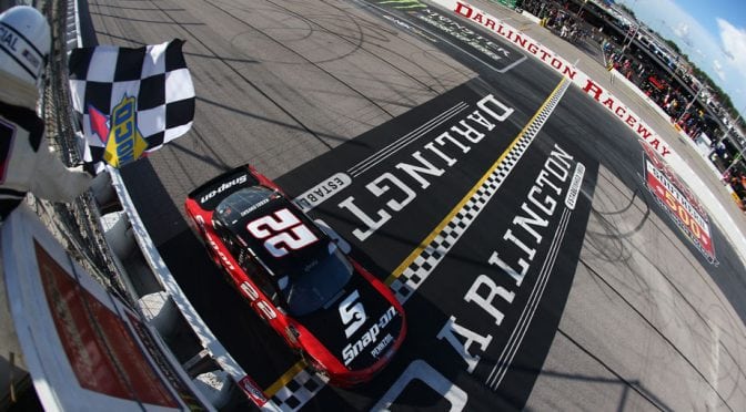 Featured Image for Keselowski takes command late for Xfinity Series win at Darlington