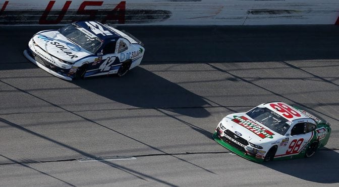 Featured Image for Ross Chastain’s dream opportunity ends in tangle with Kevin Harvick